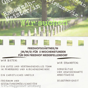 Friedhofsgärnter gesucht!
