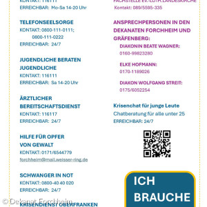 Hilfen im Notfall